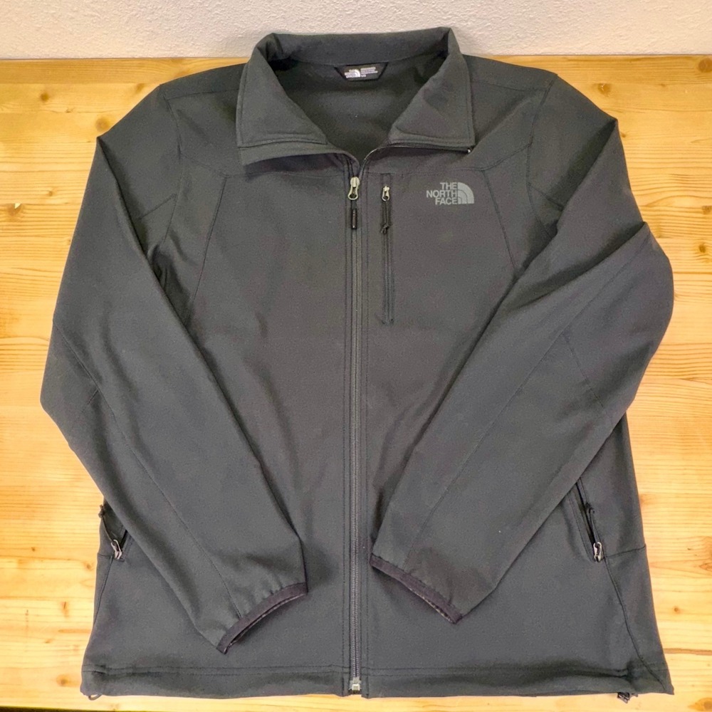The‎ North Face Apex Bionic 2 Jacket Men's Large Black WindWall Softshell Fleece